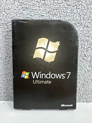 Microsoft Windows 7 Ultimate 32 Bit And 64 Bit DVDs MS WIN Full Retail Box Vers. • $74.95