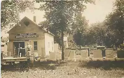 NE David City Nebraska RPPC David City Mable & Granite Grave Head Stones • £38.56