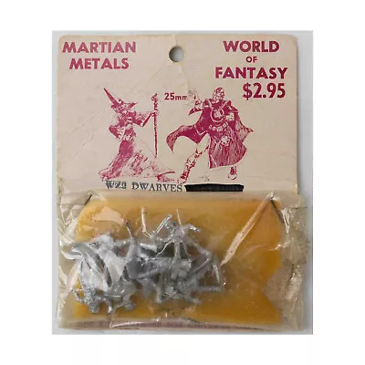 Martian Metals World Of Fantasy Mini 25mm Dwarves Pack New • $14.95