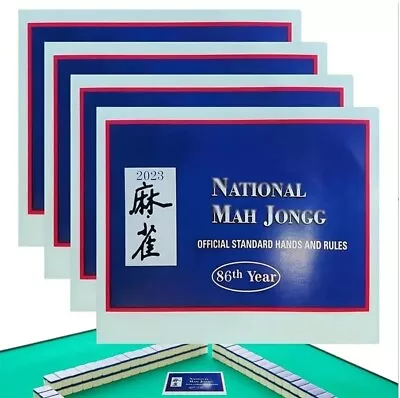 National Mah Jong Card - Official Standard Hands & Rules 4 Pcs Pack NEW • $9.95