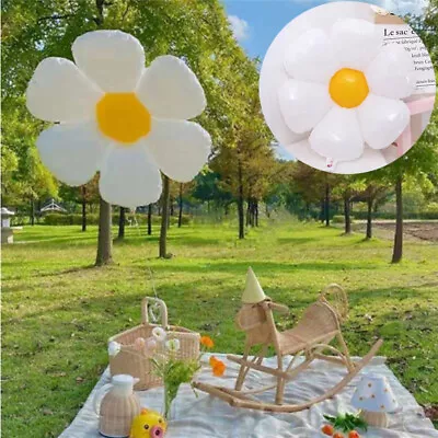 28 Inch Balloon Daisy Daisy 6Pcs Decor Huge Party Flower Foil Balloons Wedding • £6.82