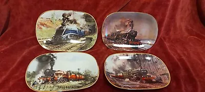 Davenport Collectors Plates X 4  'The Last Giants' ~~ Steam Trains • £19.99