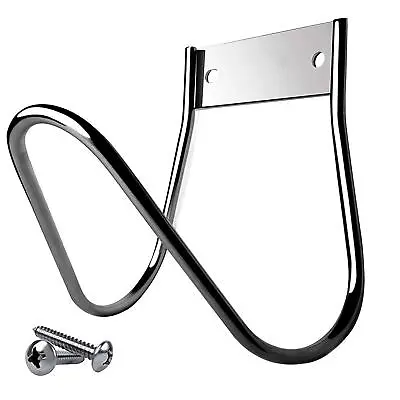 Stainless Steel Wall Mount Hanger Garden Hose Hook Water Hose Pipe Reel Holder • £14.24