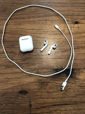 $80 • Buy Apple AirPods 1st Generation With Charging Case - White