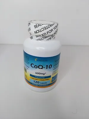 CoQ-10 CoEnzyme Q-10 600mg Serving  Super High Potency Big Bottle 120 Capsules • $15.94