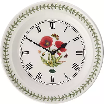 £43.73 • Buy Botanic Garden Poppy Wall Clock-Portmeirion, Multi-Colour Colour