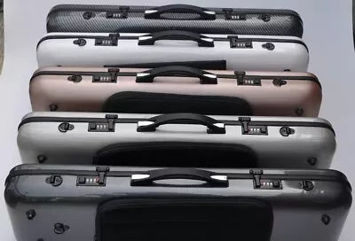 4/4 Violin Case Code Lock Oblong Carbon Fiber Box Musicsheet Bag Handle Scraps • $79.90