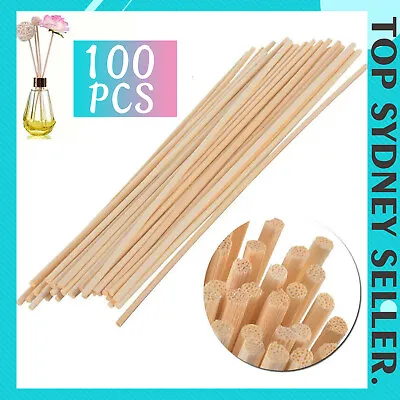 $14.39 • Buy 100PCS Reed Diffuser Indoor Rattan Fragrance Oil Replacement Refill Stick Reed