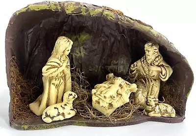 Nativity Set Christmas Manger Scene 5 Figurines Made In Japan Vintage • $15.97