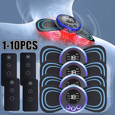 Portable Mini Electric Neck Back Massager Cervical Massage Patch Stimulator • $29.99