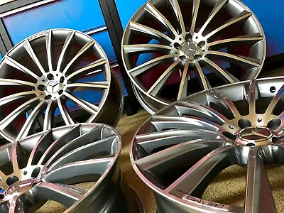 18 Inch Mercedes Multispoke Cls63 Rims Wheels Set4 New Cls550 Cls500 Cls400 Amg • $995