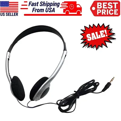 New Lightweight Vintage Portable Headphones For Walkman PC MP3 Laptop Adjustable • $9.39