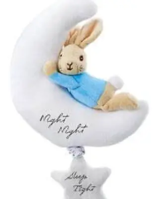 £24.97 • Buy Night Night Musical Peter Rabbit Moon Soft Toy Beatrix Potter Baby Boy Girl