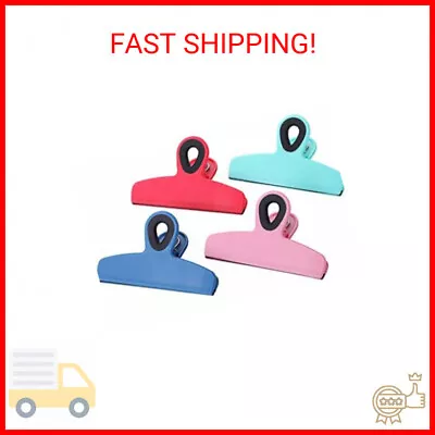 Mr. Pen- Chip Bag Clips Magnetic Clips 4 Pack 5 Inches Wide Heavy Duty Bag  • $11.46