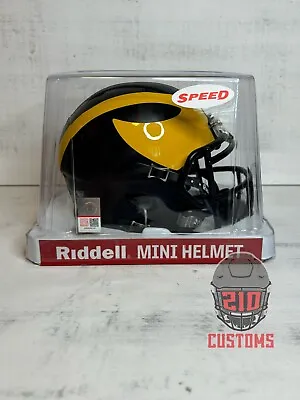 Michigan Wolverines Riddell Speed Mini Helmet • $35.99