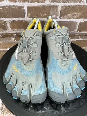 Vibram Fivefingers Bikila Running Gray/Blue W356 EU41 Women's US Size 9-9.5 • $34.99