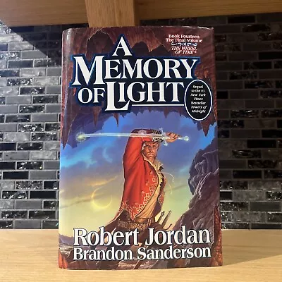 Signed Wheel Of Time Robert Jordan A Memory Of Light 1st Edition 1st Print • $59.99