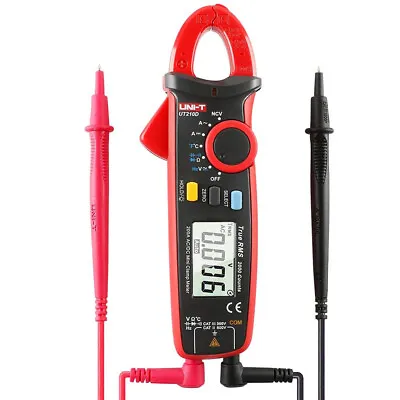 UNI-T UT210D Mini Clamp Meter AC/DC Current Voltage Temperature NCV Multimeter • £53.99