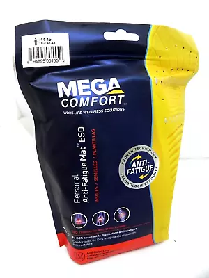 (One Pair) Mega Comfort Personal Anti-Fatigue Mat ESD Insole Men's 14-15 L (HR) • $19.99