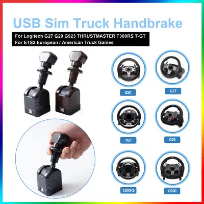 Sim Handbrake For Logitech G27 G29 G923 Thrustmaster T300RS T-GT With Fixture • $146.19