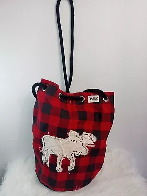 Lazy One Shoulder Tote Bag/Plad With Moose • $12.99