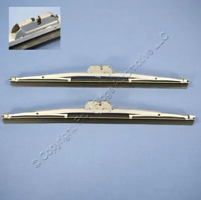 Pair Vintage ANCO 525 11  Clear-Flex Hot Rat Rod Windshield Wiper Blades Silver • $47.49
