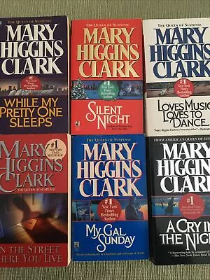 Mary Higgins Clark Books Lot Of 6.  • $5