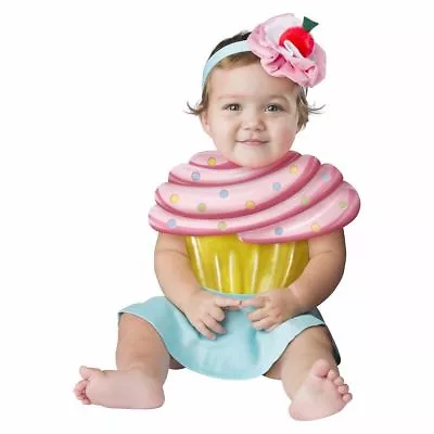 $25.99 • Buy Incharacter Cupcake Cutie Candy Sweet Girls Infant Baby Halloween Costume 16074