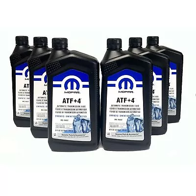 Mopar 68218057AB ATF+4 Automatic Transmission Fluid 1 Quart (6 Pack) • $53.39