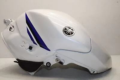 2014 08-16 Yamaha Yzf R6 Oem White Gas Tank Fuel Cell Petrol Reservoir *dented* • $400