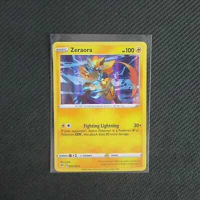 $2.99 • Buy Zeraora 061/185 HOLO RARE Vivid Voltage Pokemon TCG Card