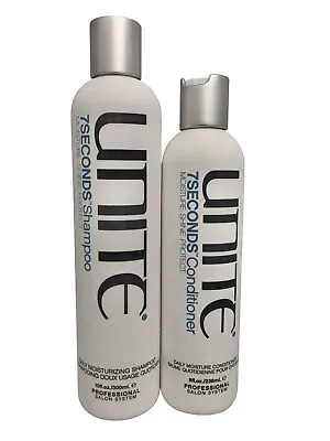 Unite 7 Seconds Daily Moisture Shampoo 10 OZ & Conditioner 8 OZ Set • $43.60