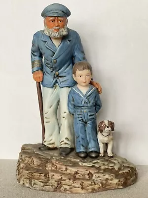 Norman Rockwell Porcelain Figurine “Looking Out To See” River Shore LE 7137/9500 • $9.95