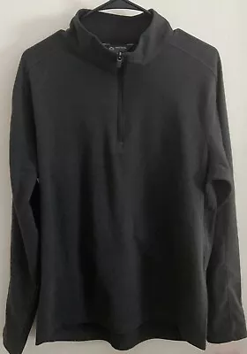 Mondetta Outdoor Project Mens Stretch Light Fleece 1/4 Zip Pullover Medium. • $22.97