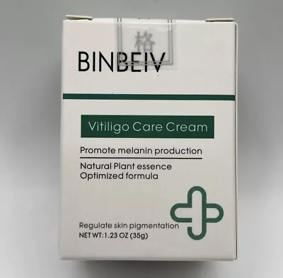 Brand New Sealed Bingeiv Vitiligo Care Cream Natural Plant Essence 1.23 Oz 35 G • $11.69