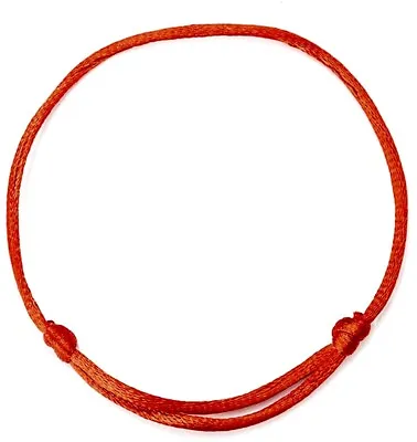 Adjustable Cord Kabbalah Bracelet Evil Eye Protection Hand Made (Red) • £4.99