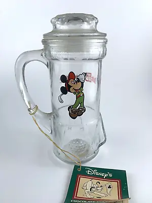 Disney World Mickey Mouse Mug Golfer Golf Bag Ball Lid Stein Collectible • $14.99