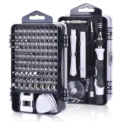 115 In 1 Magnetic Precision Screwdriver Set PC Phone Electronics Repair Tool Kit • £8.99