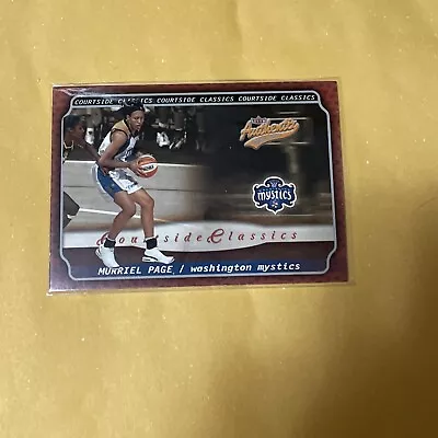 2002 Authentix WNBA Courtside Classics #8 Murriel Page Florida Gators • $2.49