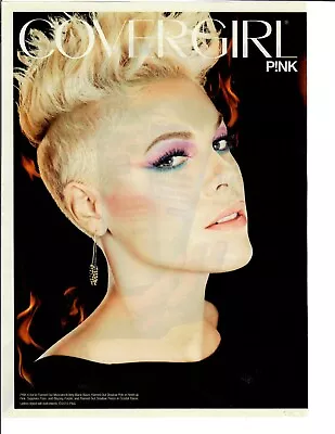 2013 Covergirl Mascara Original Print Ad Rocker Pink Fire Up The Volume 2 Page • £14.20