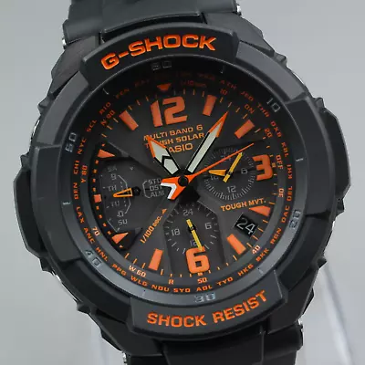 Near MINT CASIO G-SHOCK GW-3000B Men's Quartz Solar Watch Black Orange Japan • $303.28