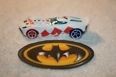 Hot Wheels Velocita Harley Quinn Villain BATMAN Series From 2014 LOOSE JOKER CAR • $7.95