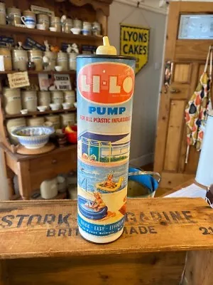 Vintage Li-lo Plastic Beach / Pool Inflatables Air Pump – Retro – Great! • £7.99