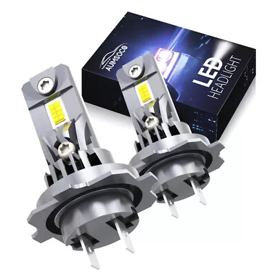 Canbus H7 LED Headlight Bulbs High/Low Beam 6000K For 2007-2012 Mazda CX-7 W/Fan • $49.99