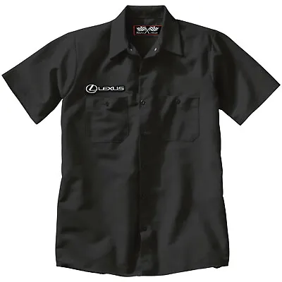 LEXUS Embroidered PATCH + Mechanic WORK SHIRT Auto Racing  • $29.99