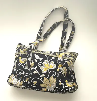 Vera Bradley Yellow Bird Little Betsy Shoulder Zippered Bag • $18.99