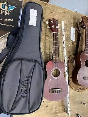 Kohala Ukelele Ukulele Guitar Cordoba Case Concert Soprano ? Nice Shape • $49.95
