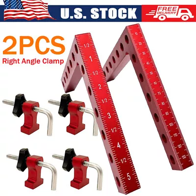 90 Degree Positioning Squares Right Angle Clamp Corner Clamps For Woodworking • $24.99