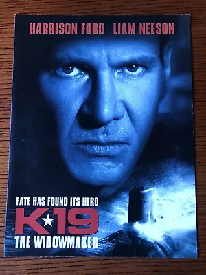 K 19 Movie Program Harrison Ford Liam Neeson Kathryn Bigelow • $9.99