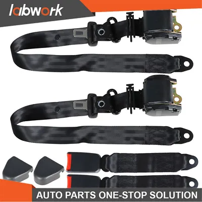 For Jeep CJ YJ Wrangler 1982-1995 Pair Universal 3 Point Retractable Seat Belts • $31.07